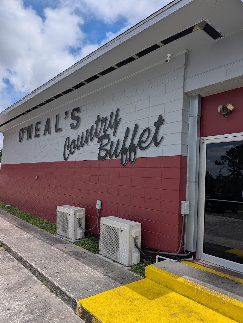 Country buffet dining room in Madison, Florida.